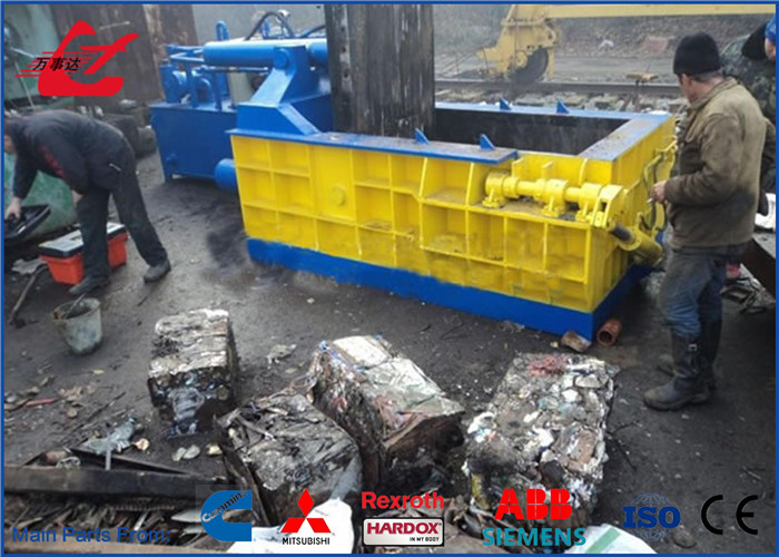 4 - 6 Tons Per Hour Output Metal Scrap Baling Machine 1600 × 1000 × 800mm Press Chamber