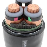 Buy cheap 35KV 3 Core 400sqmm Armored XLPE Insulated High Voltage Cable CWS CTS SWA STA product