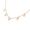 Buy cheap Star and Stone Lozenge Shape Necklace Multi Charms 925 Silver Rose Gold from wholesalers