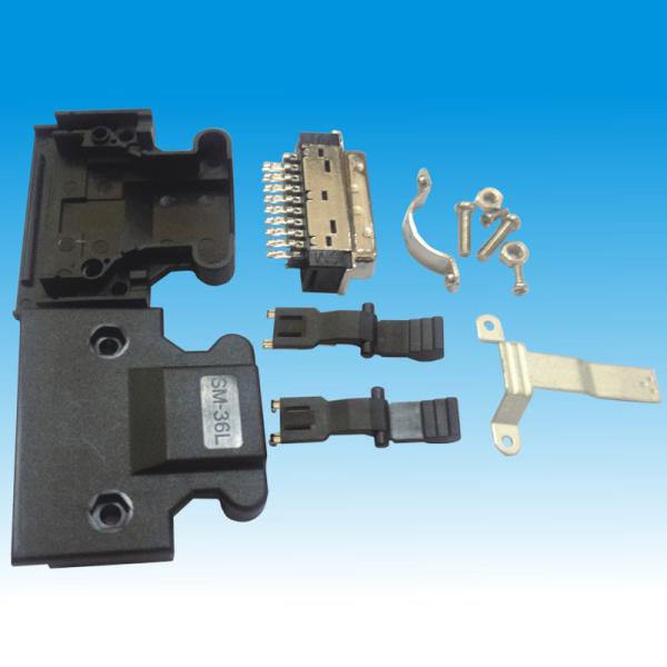 Buy cheap 1.0AMP SCSI MDR Male Straight Connector 20P With Snaps from wholesalers