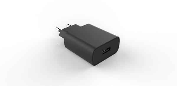 Buy cheap Black 12V1.5A QC3.0 European USB Charger from wholesalers