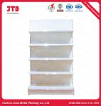 Buy cheap 5 Tiers White Gondola Shelving L Post 80kgs 1500mm High from wholesalers