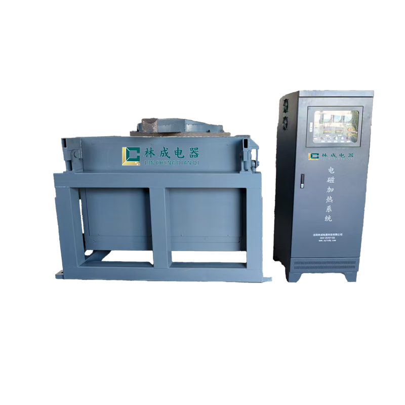 Buy cheap High Capacity Aluminum Induction Furnace with Steel Body and PLC Control System product