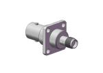 ISO BNC Female to SMA Female 4 Holes RF Coaxial Adapter