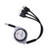 Buy cheap 3 In 1 Retractable Usb Charging Cable , Retractable Micro Usb Cable For Promotional Gift from wholesalers