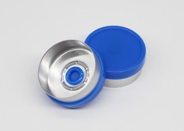 Buy cheap 20mm Aluminum Ropp Caps , Injection Pharmaceutical Cap Customized Logo from wholesalers
