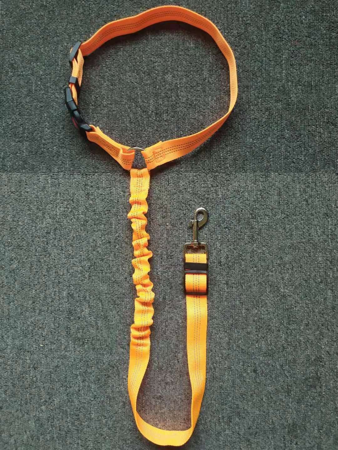 Retractable Elastic Reflective Luminous Traction Belt For Dogs