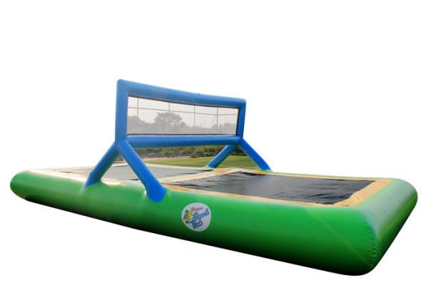 Buy cheap Interesting Inflatable Water Games Inflatable Trampoline Volleyball Court Customized from wholesalers