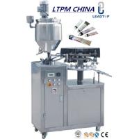Buy cheap Cream Semi Automatic Tube Filling and Sealing Machine For Aluminum Tube product