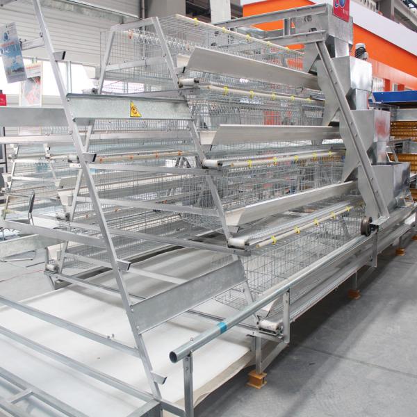 Buy cheap Silver Cold Galvanized Layer Chicken Cage Steel Frame For Farm from wholesalers