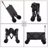 Buy cheap Steel Plastic Four Sided Outdoor Wagon Cart Customizable Folding Wheelbarrow Cart from wholesalers