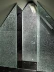Cracked Ice Decorative Laminated Glass Panels With Nano Coating
