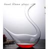Buy cheap 1800ml Glass Wine Decanter Handmade Lead Free Crystal Material Swan Shaped from wholesalers