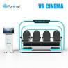 Buy cheap 3KW 4 Players 9D Virtual Reality Simulator With Electric Motion System For Teenagers from wholesalers