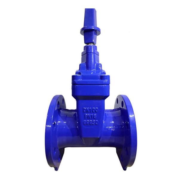 Buy cheap Customized Resilient Seated Ductile Iron Valve Double Flanged Sluice Valve from wholesalers