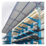 300-2000mm Depth and 500-2000mm Width Outdoor Storage Cantilever Rack with Roof