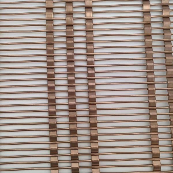 Buy cheap Brass Color Steel Wire Decorative Wire Mesh Screen Pvc Coated from wholesalers