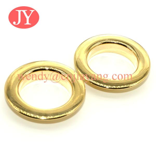 Glossy gold 21x12x4.5mm Nickle free High quality brass metal shoe eyelets and
