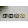 Buy cheap Bag making fittings 20 mm light gold iron adjust square ring adjustable buckle from wholesalers