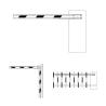 Buy cheap LPR Solution Parking Barrier Gate With 24V DC Brushless Motor from wholesalers