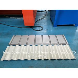 Buy cheap Steel Tile Metal Roofing Sheet Making Machine Double Layer from wholesalers