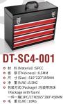 SPCC Heavy Duty Tool Box Trolley 0.5mm Thickness 4 Drawers