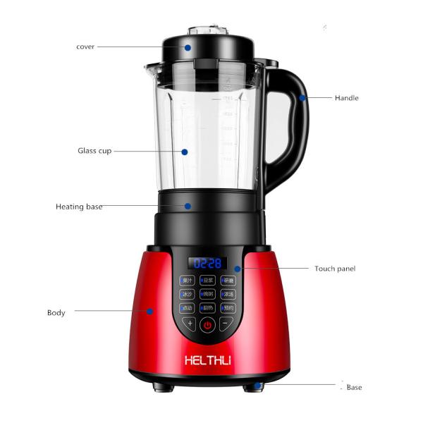 Electrical Commercial Food Processor Cooker , Heated Food Blender CE Approved