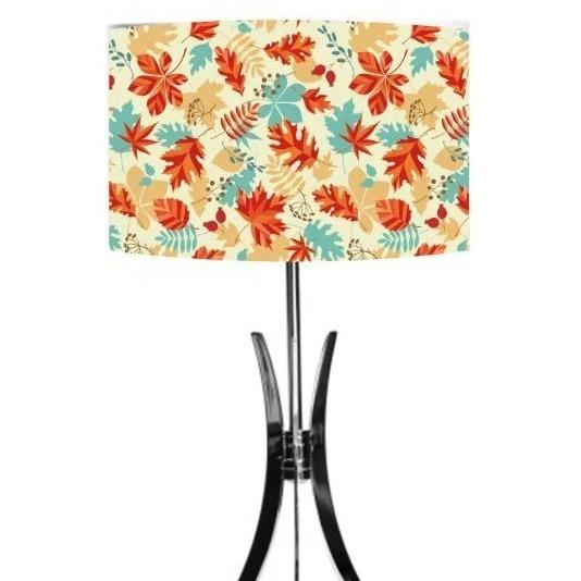 Buy cheap TC Metal Leaf Print Lamp 400*220MM Fabric Drum Shade For Rooms And Hotels from wholesalers