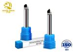 Carbide 8mm Shank Diameter Pcd End Mills Acrylic / Aluminum Polish