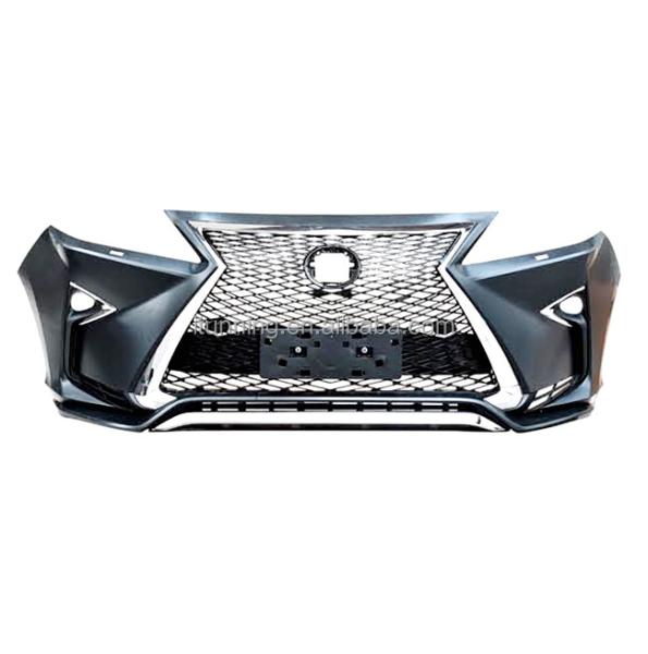 Plastic Vehicle Spare Parts Front Bumper For Lexus RX 2009 To 2015 Upgrade To