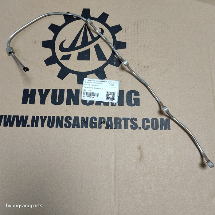 Excavator Parts Fuel Manifold 3909695 3901635 For Engine 4BT