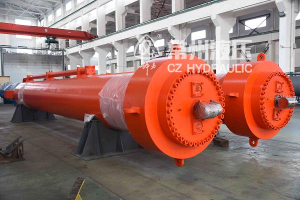 Buy cheap Customized Hydraulic Cylinder hydraulic hoist cylinder Long Stroke φ960 / φ450-9800mm for dam gate Manufacturer from wholesalers