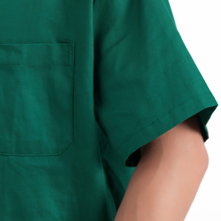 Blue Medical Scrub Suit Long Sleeve XS-3XL Industrial,Healthcare Center