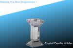 crystal candle holder/glass candle holder/crystal candlestick/candle holder