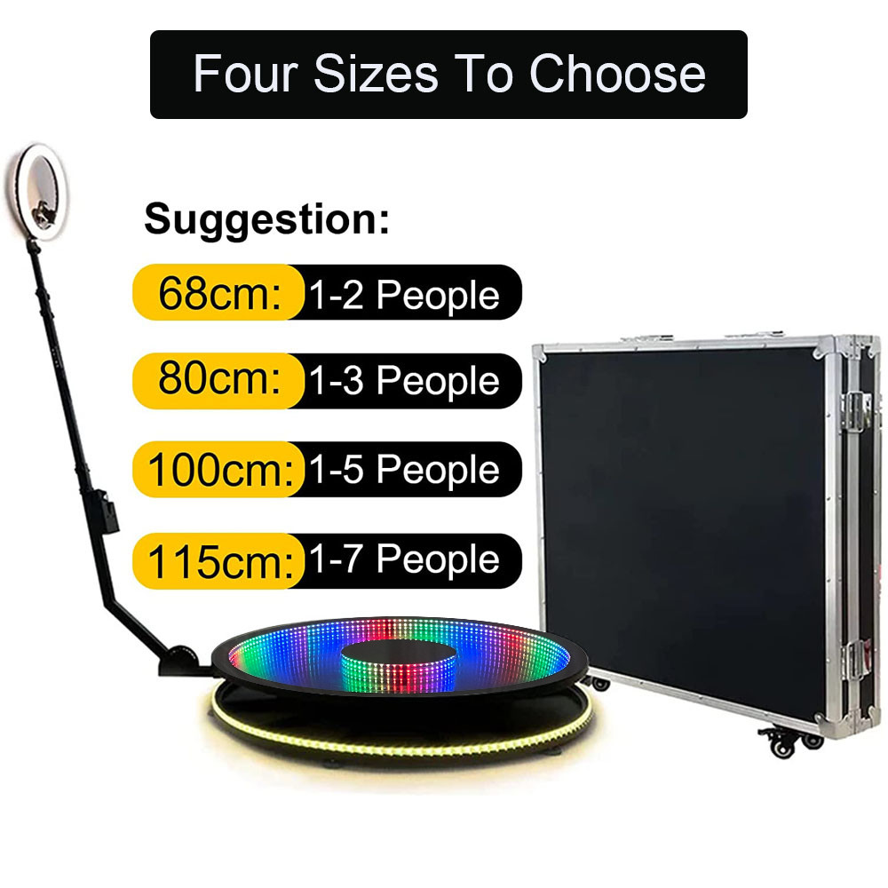 360 Photo Booth Platform for Photos & Videos