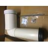 Buy cheap White 90 Degree Toilet Pan Connector No Smell Long Lifespan For Waste Pipe from wholesalers