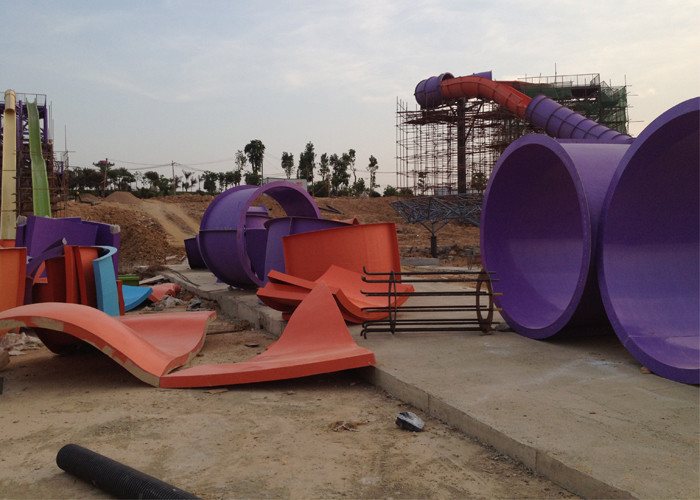 Giant Boomerang Water Slide For Resort Ashland / DSM Resin , 18.75m Platform Height