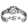Buy cheap KINYUED tourbillon mechanical watch men oem waterproof stainless steel back automatic wristwatch from wholesalers
