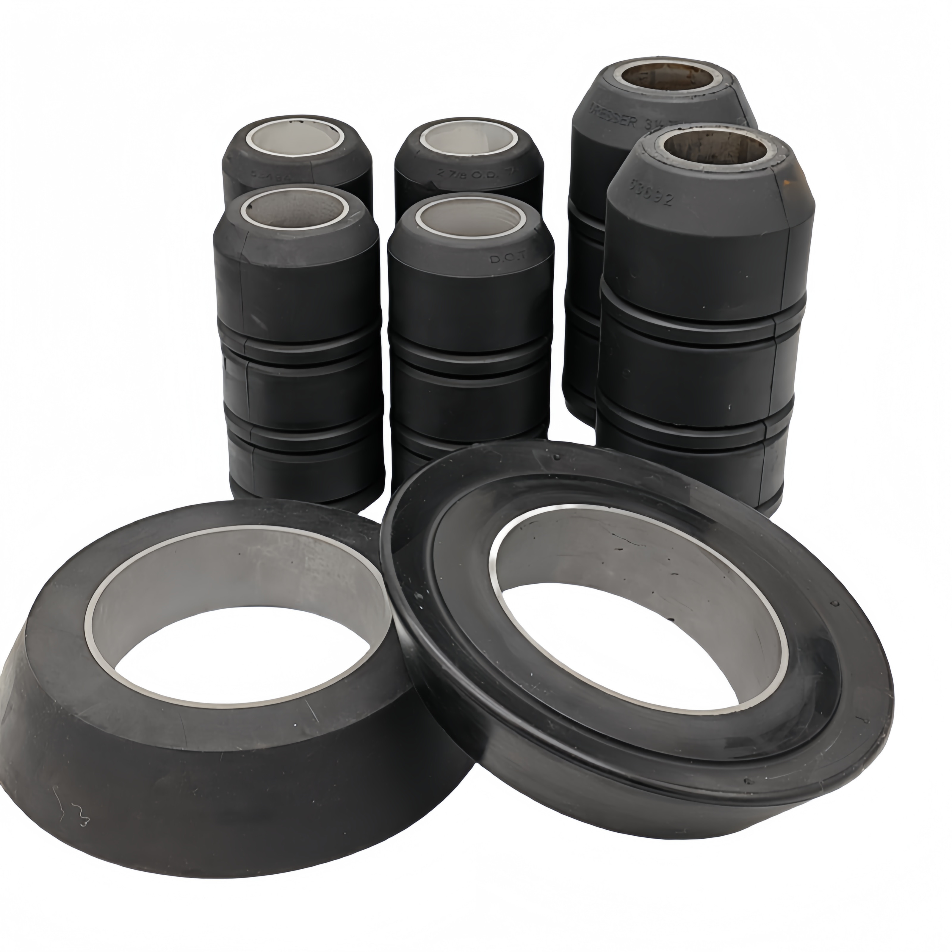 Wellbore Cleaning Tools Rubber Oilfield Swab Cups With Iron Core