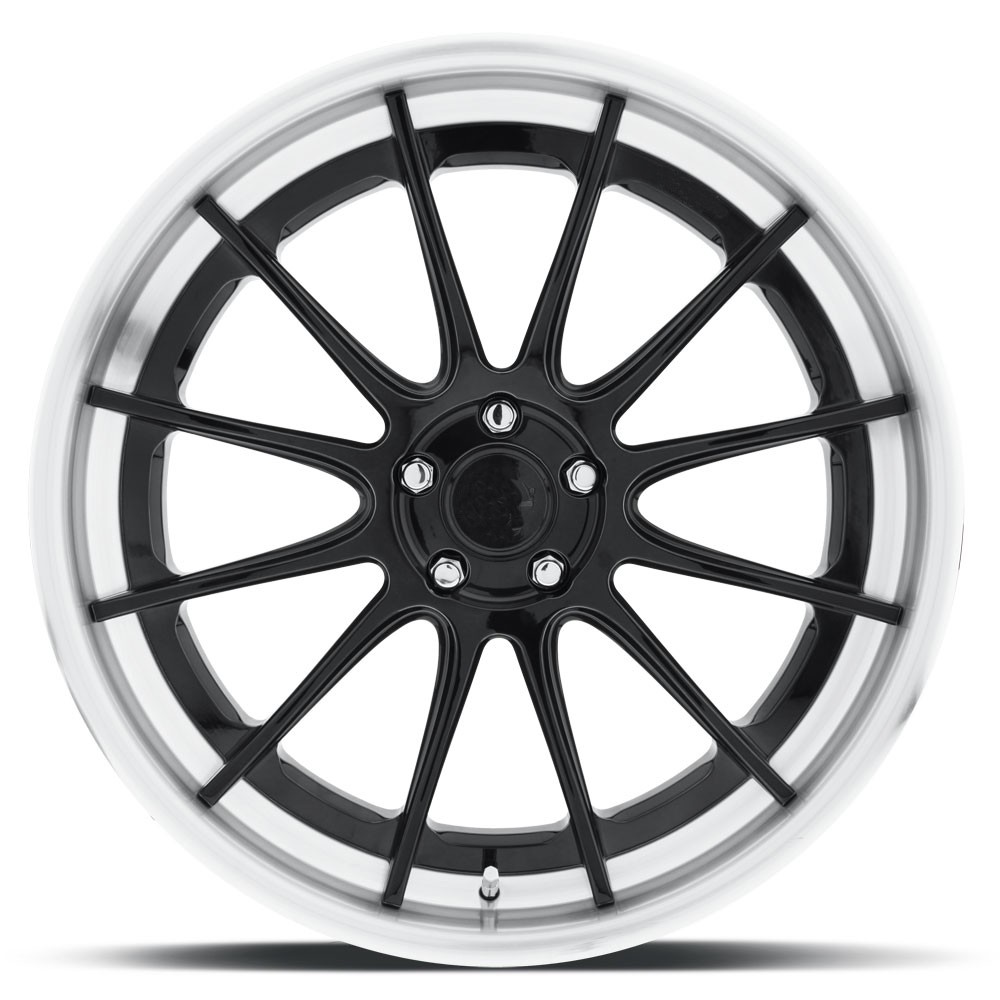 gloss candyblack-brushed gloss clear stepped and flat lip 18 inch 19 inch 5x112 cars wheels