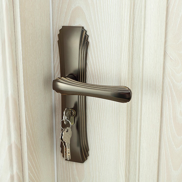 Cheapest trendy modern solid teak wood door designs for interior