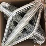 White Color 16 Inch 1.9mm Powder Coated Wire Hangers with good price