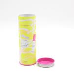 Recycled Cardboard Paper Tube Packaging Box For Loose Leaf Tea Coffee