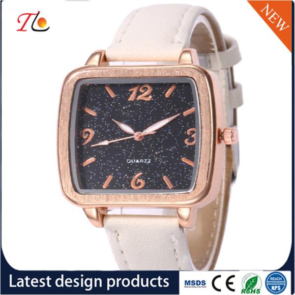 Buy cheap Wholesale PU Lady Wrist Watch Alloy Case Square Dial Multicolor Strap PU Watch Band Fashion Watches from wholesalers