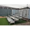 Buy cheap Aluminum Outdoor Angle Frame Bleachers with 203mm Riser Height from wholesalers