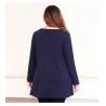 Buy cheap Pullover Blouse Style Plus Size Ladies Shirts Figure Print Wrap Tunic Cotton Spandex from wholesalers