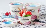 Own Logo Disposable Paper Icecream Ice Cream Cup,Disposable Plastic Cold Drink