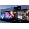 Buy cheap Transparent LED Screen Indoor P3.9-7.8 Full Color SMD Curved Led Video Wall Glass For Showcase from wholesalers