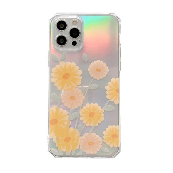Buy cheap High Clear Designer Cell Phone Cases TPU Daisy Flower Electroplated Paper from wholesalers