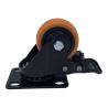 Buy cheap Dual Locking Swivel Plate Polyurethane Caster Wheels 2 Inch from wholesalers